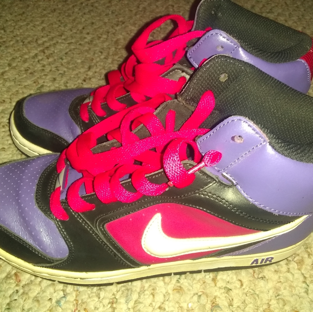 Nike Air purple and pink